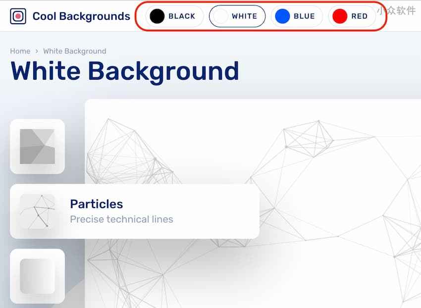 Cool Backgrouds – 生成 5 种很酷的随机背景图